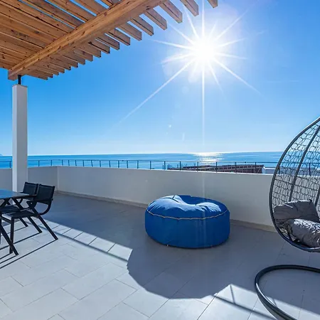 Santorini Luxury 10 - Private Terrace With Sea View, Parking And