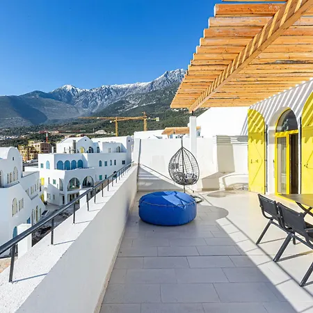 Apartament Santorini Luxury 10 - Private Terrace With Sea View, Parking And